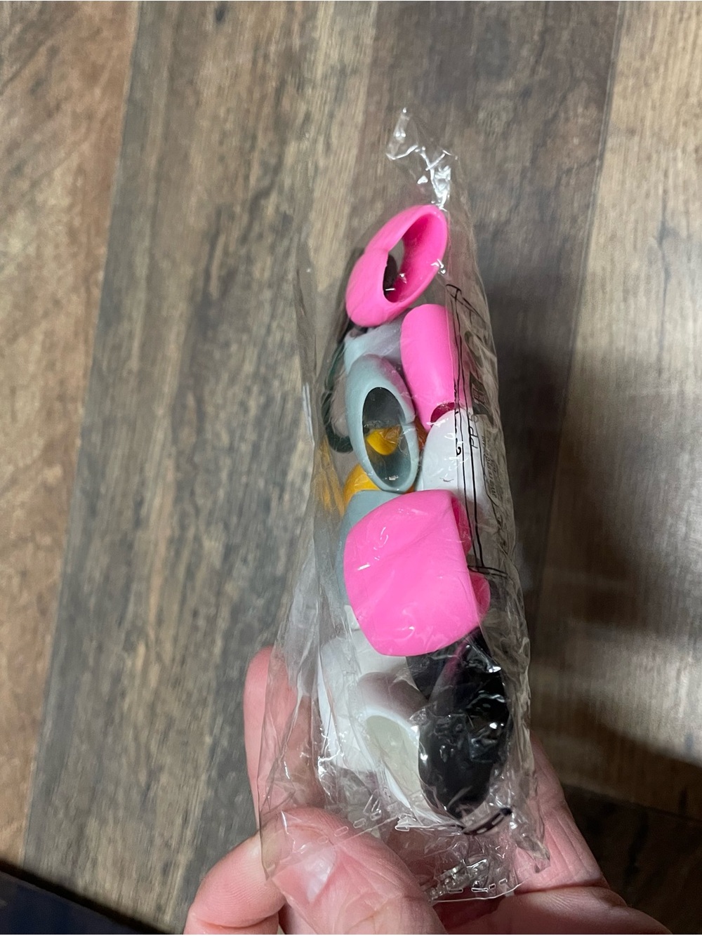 Pink and Gray Electronics Cable Organizer Clips - Pack - Picture 2 of 3